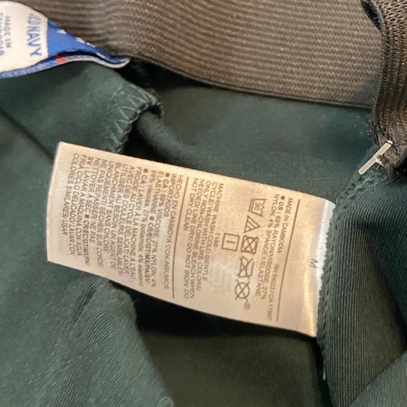 NWT Old Navy Size M Forrest Green Stevie Skinny Leggings Front Seam Stretch - Picture 9 of 10